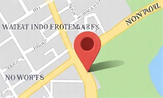 Ilustración de un mapa con un marcador de ubicación